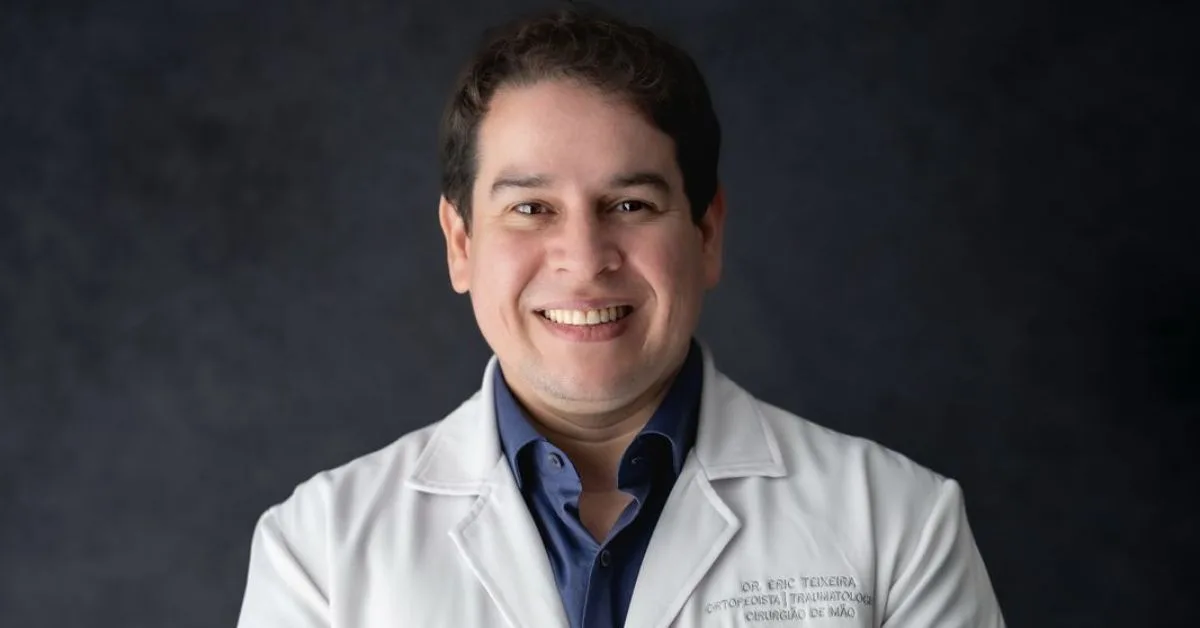 O médico especialista em dor e ortopedista, Eric Teixeira. Foto: Reprodução