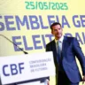 Samir Xaud foi eleito o novo presidente da CBF Créditos: Rafael Ribeiro/CBF