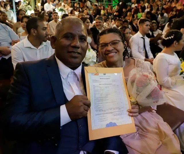 Defensoria Pública promove casamento comunitário e oficializa união de 58 casais no Pará