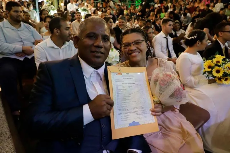Defensoria Pública promove casamento comunitário e oficializa união de 58 casais no Pará Defensoria Pública promove casamento comunitário e oficializa união de 58 casais no Pará