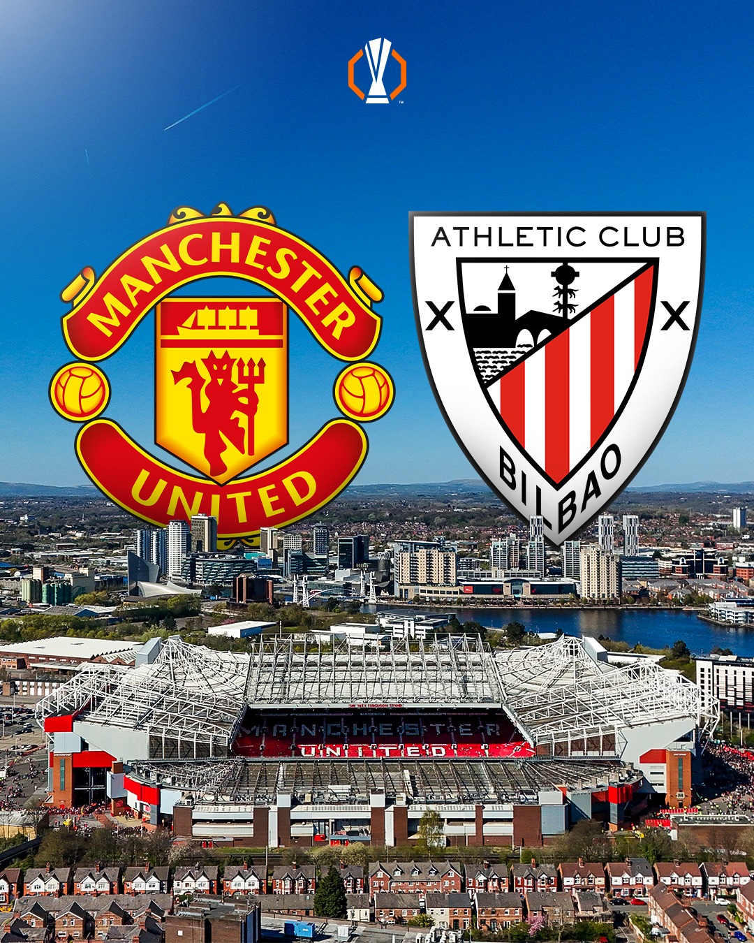 O tradicional Old Trafford, em Manchester, terá frente a frente o confronto entre Manchester United e Athletic Bilbao nesta quinta-feira (8), às 16h (de Brasília)
