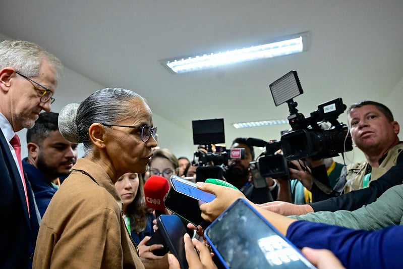 A ministra do Meio Ambiente, Marina Silva, disse nesta terça-feira (27) que se sentiu agredida durante audiência no Senado
