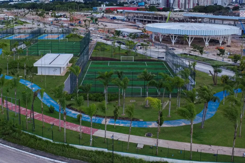 Com 82% das obras concluídas, o espaço está previsto para ser entregue antes da realização da COP 30, que ocorrerá em Belém em 2025.