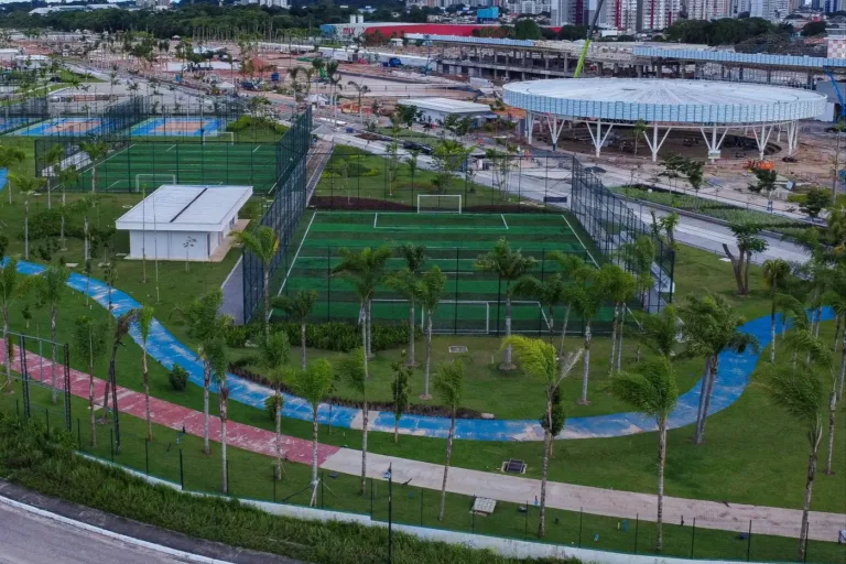Com 82% das obras concluídas, o espaço está previsto para ser entregue antes da realização da COP 30, que ocorrerá em Belém em 2025.