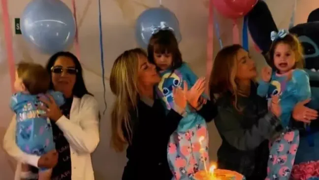 Virginia Fonseca organizou uma sessão especial de cinema para comemorar o aniversário de 4 anos de Maria Alice, sua filha mais velha com Zé Felipe.