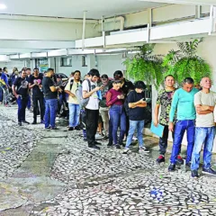 Os candidatos foram previamente selecionados para as vagas, além de poderem realizar cadastro