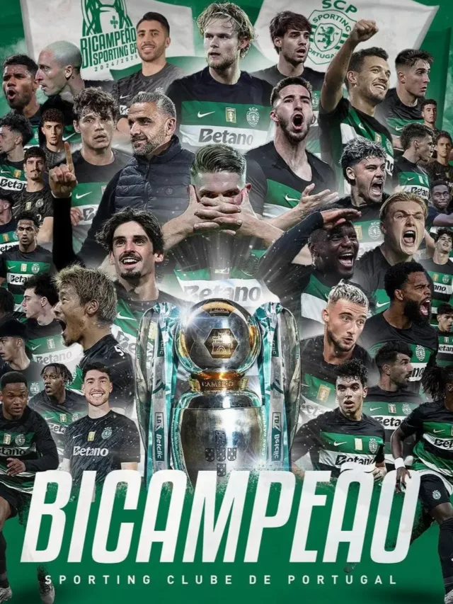 Sporting é bicampeão em Portugal após 71 anos