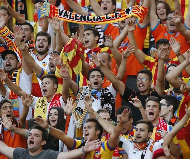 Torcida do Valencia. Foto: Divulgação