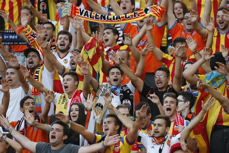 Torcida do Valencia. Foto: Divulgação