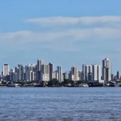 Vista de Belém a partir da Ilha do Combu. Foto: Cintia Magno/Diário do Pará