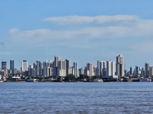 Vista de Belém a partir da Ilha do Combu. Foto: Cintia Magno/Diário do Pará
