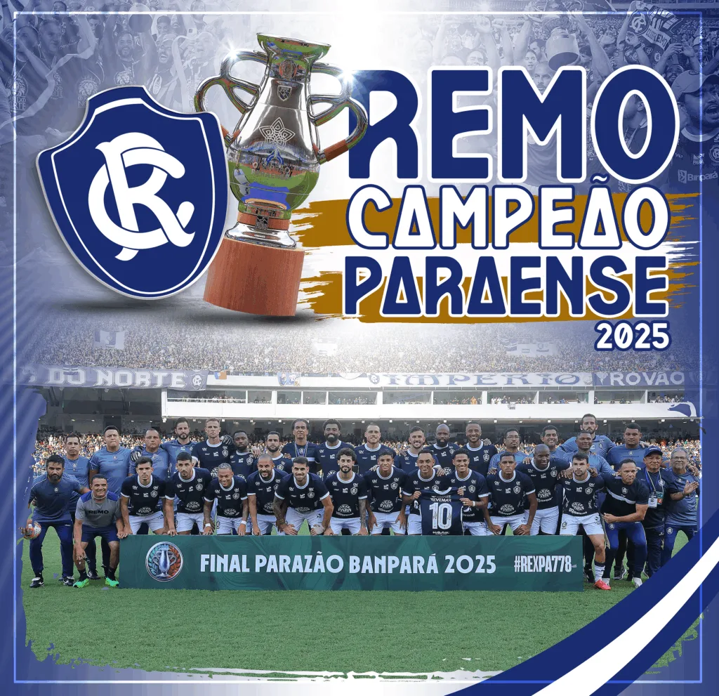 DIÁRIO publica pôster especial do Remo, campeão paraense de 2025 DIÁRIO publica pôster especial do Remo, campeão paraense de 2025