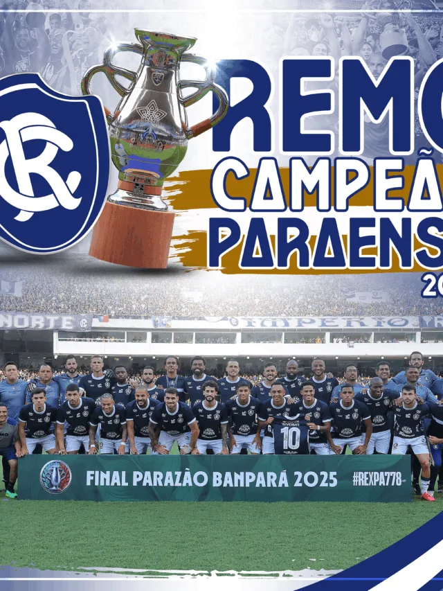 DIÁRIO publica pôster especial do Remo, campeão paraense de 2025