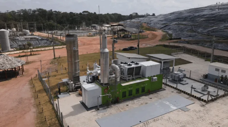 Biogás do aterro de Marituba vira energia e reduz emissões de metano