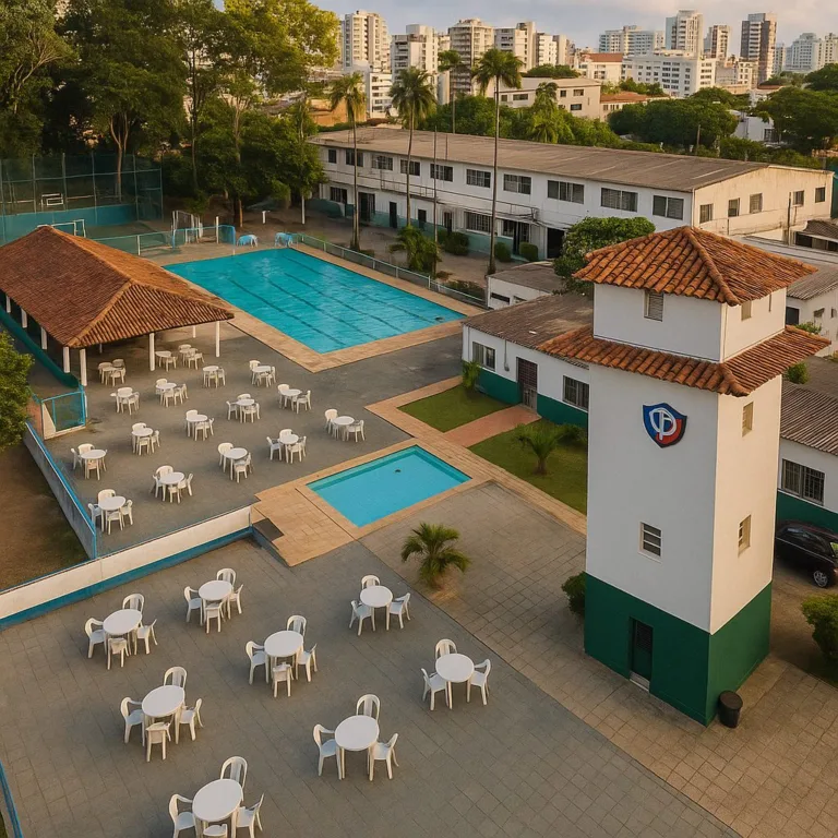 Os alojamentos também funcionarão no Pará Clube;