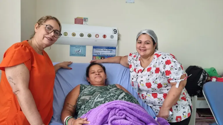 O hospital é referência para gestantes de alto risco

