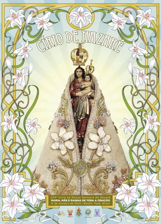 Na noite da última terça-feira, foi oficialmente lançado o cartaz do Círio de Nazaré 2025, uma das maiores manifestações religiosas do Brasil.
