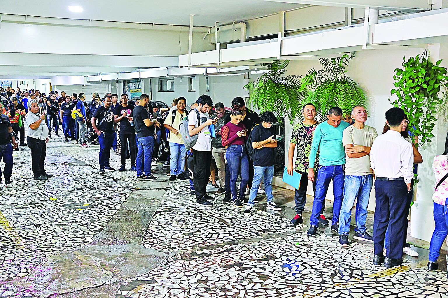 Os candidatos foram previamente selecionados para as vagas, além de poderem realizar cadastro