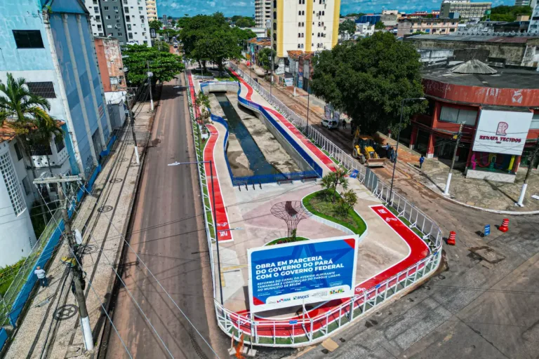 Em Belém, os moradores e visitantes das travessas Padre Eutíquio e São Pedro podem acompanhar de perto os avanços das obras da Nova Tamandaré