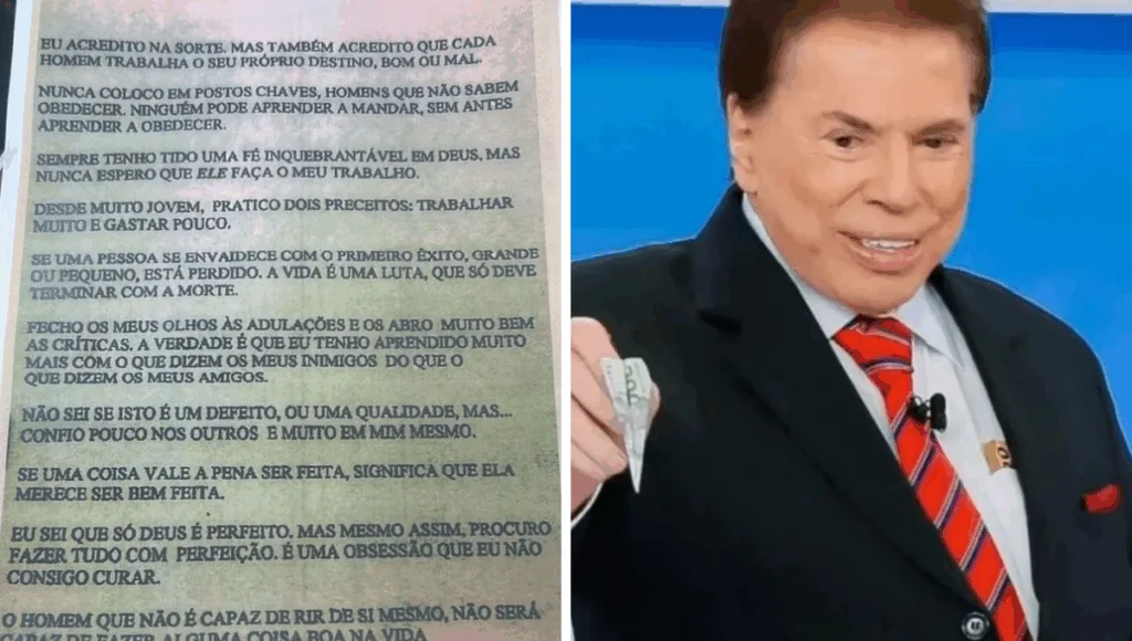 Filhas descobrem carta de Silvio Santos com segredos do sucesso