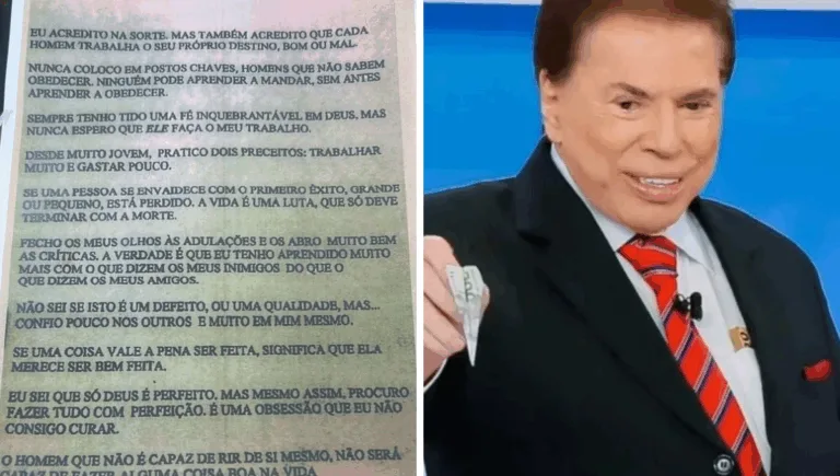 Filhas descobrem carta de Silvio Santos com segredos do sucesso