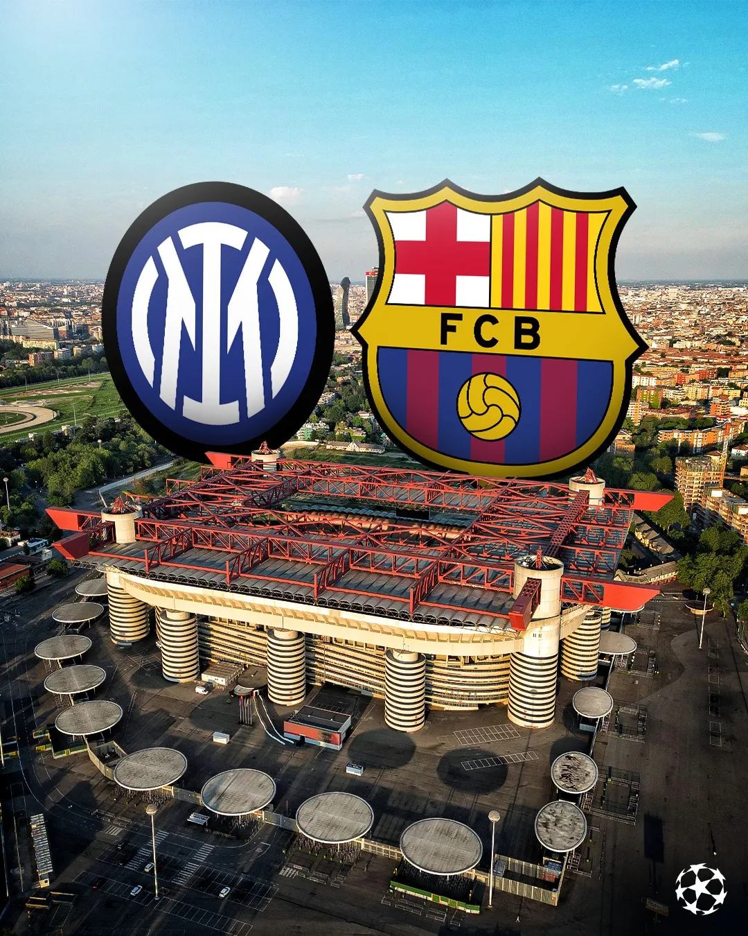 O Estádio San Siro será o centro das atenções do futebol europeu nesta terça-feira (6), às 16h (de Brasília), quando Internazionale e Barcelona entram em campo O Estádio San Siro será o centro das atenções do futebol europeu nesta terça-feira (6), às 16h (de Brasília), quando Internazionale e Barcelona entram em campo
