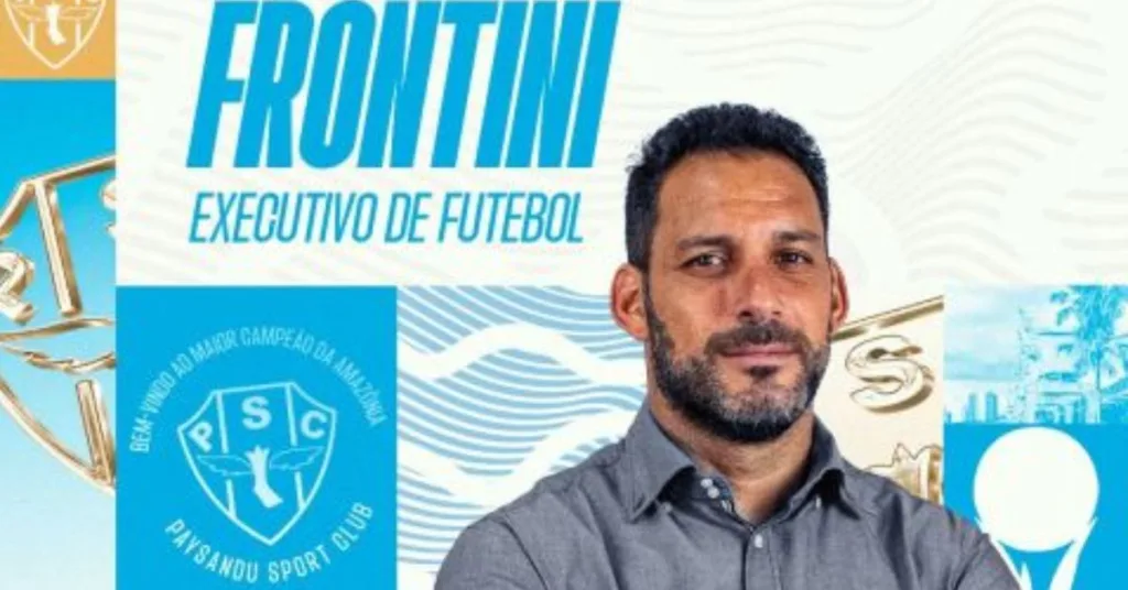 O Paysandu Sport Club oficializou nesta quinta-feira (8) a contratação de Carlos Esteban Frontini como novo diretor executivo de futebol