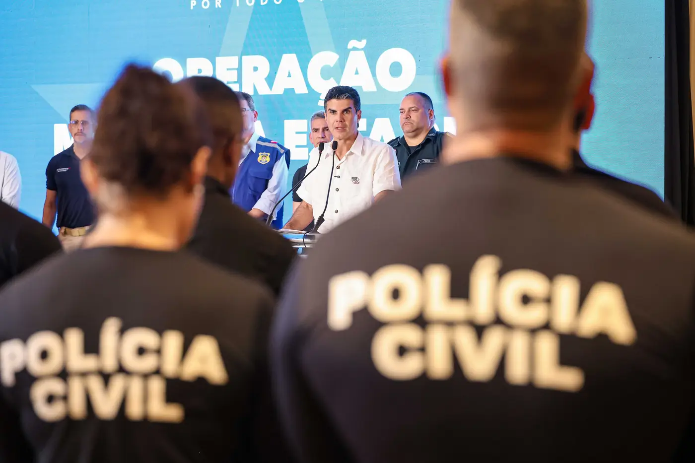 O governador do Estado, Helder Barbalho, destacou que este se tornou um dia histórico no Pará no combate à criminalidade.