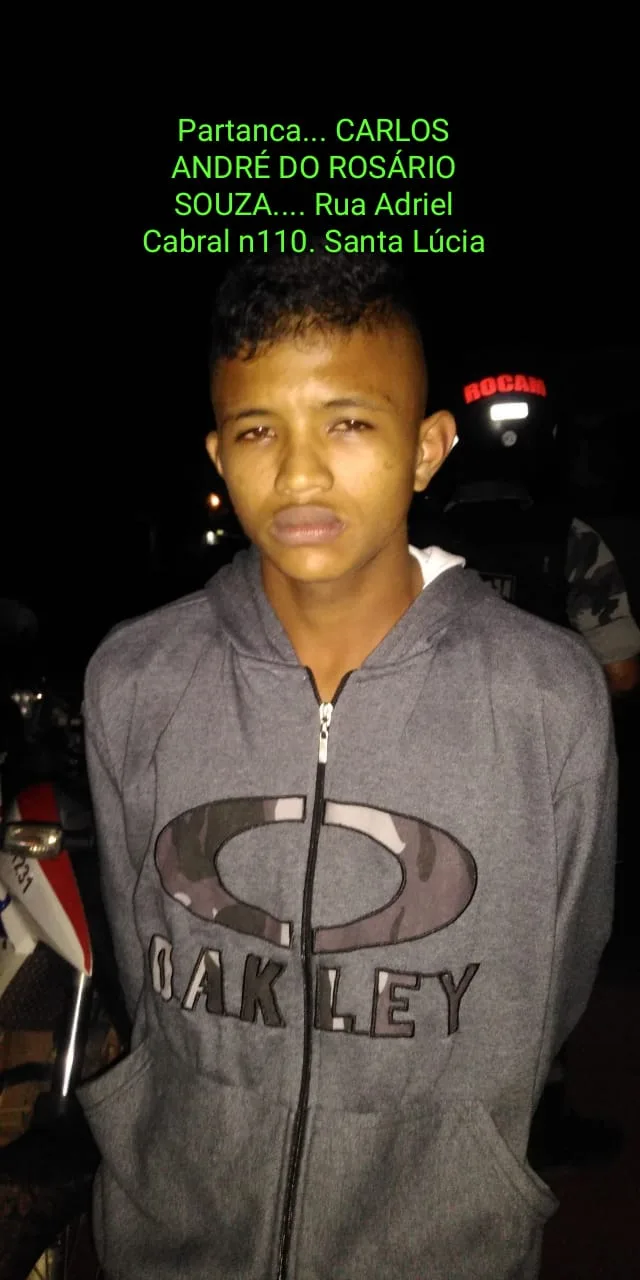 Carlos André do Rosário Souza, conhecido como “Partanca”, era investigado por uma série de crimes, incluindo roubo, furto, tráfico de drogas, tentativa de homicídio