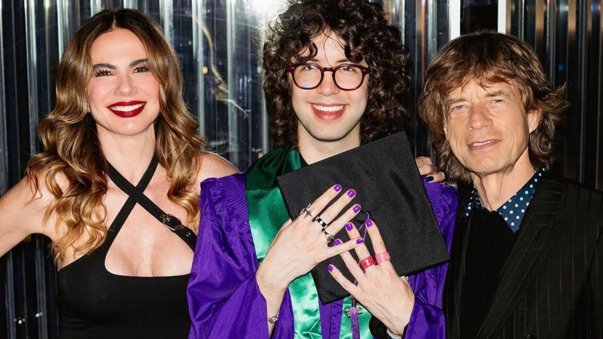 Luciana Gimenez e Mick Jagger se encontram no aniversário do filho