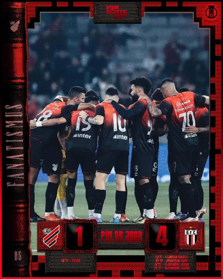 O Athletico-PR deixou sua torcida revoltada neste domingo (4), ao ser goleado por 4 a 1 pelo Botafogo-SP, em plena Ligga Arena