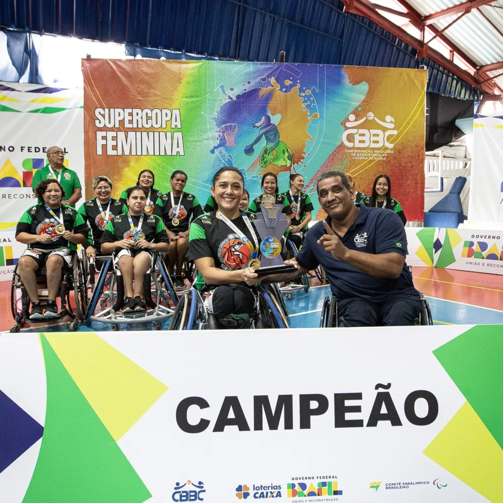 O All Star Rodas Pará sagrou-se bicampeão da Super Copa Feminina de Basquete em Cadeira de Rodas, ao vencer a equipe da Adesul (CE)