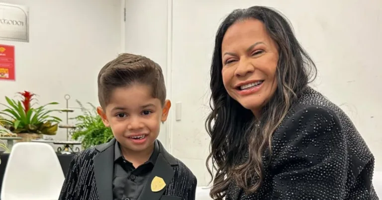Léo e dona Ruth. Foto: Redes sociais