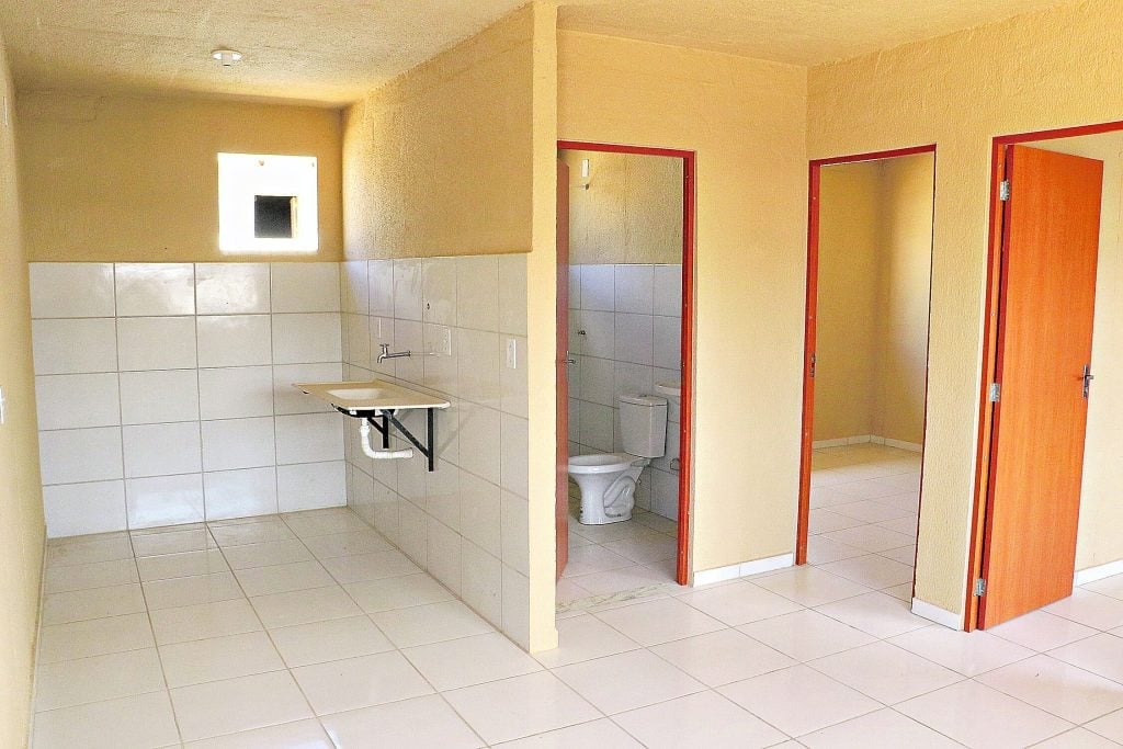 O residencial Pouso do Aracanga é um empreendimento de 1.344 unidades habitacionais, contratado originalmente em 2013 e paralisado desde 2018