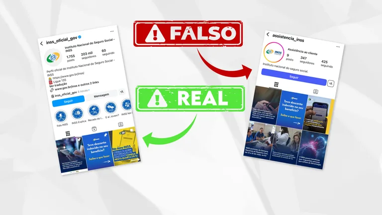 O Instituto Nacional do Seguro Social (INSS) alerta os beneficiários sobre um novo golpe envolvendo um perfil falso nas redes sociais.