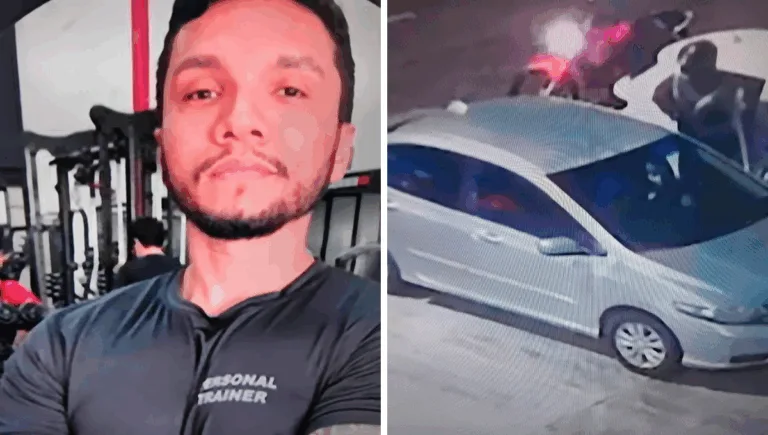 Um professor de educação física foi assassinado a tiros na noite desta asegunda-feira, 19, no bairro da Sacramenta, em Belém. O executor foi identificado como Rdrigo Alves, um policial militar. Ele foi morto por uma terceira pessoa que presenciou o assassinato. Toda a cena ocorreu em frente a academia onde a primeira vítima trabalhava há menos de um mês. Rodrigo Quintela esatava em seu carro, que estava estacionado na calçada, quando o policial chegou, abriu a porta do veiculo e atirou contra a vppitima. que tentou sair com o carro, mas sem sucesso. Um homem que passava pelo local viu a cena e estava armado, Ele atirou no policial assassino e fugiu em seguida. O professor e o policial morreram na hora. A Polícia Civil investiga o caso.