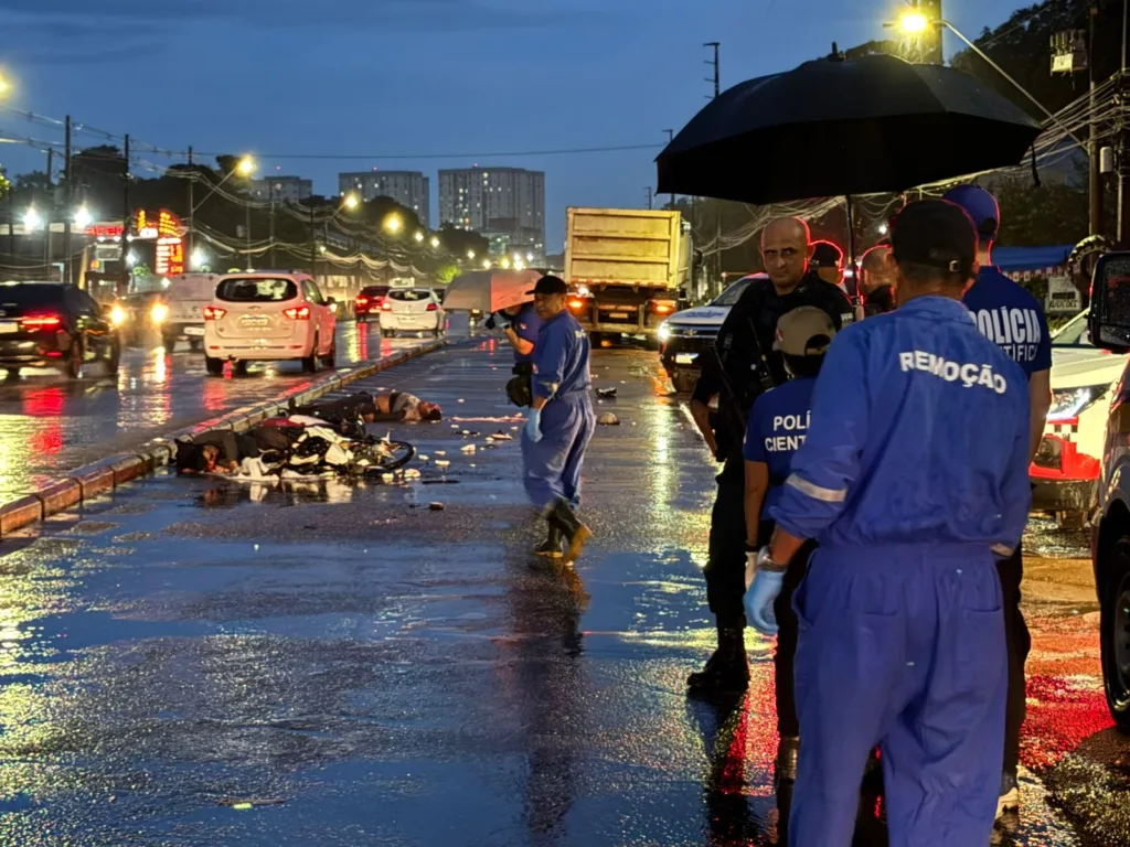 Na tarde desta segunda-feira, por volta das 16h30, um grave acidente envolvendo uma carreta bitrem e uma motocicleta foi registrado. Foto: Diário do Pará/Arquivo