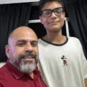 Walter Duarte adotou o Vitor quando ele tinha três meses e, hoje, o filho tem 17 anos
foto: Arquivo pessoal