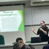 A Adepará realizou reunião técnica com os produtores do setor avícola, na terça-feira, 20, na sede do Sindicato de Produtores Rurais de Santa Izabel do Pará. Foto: Divulgação