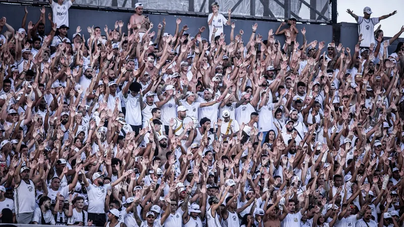 Torcida do Santos. Foto: Divulgação Torcida do Santos. Foto: Divulgação