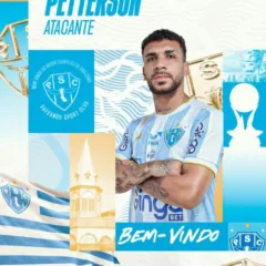 O Paysandu Sport Club oficializou nesta quinta-feira (5) a contratação do atacante Petterson Novaes Reis, de 21 anos.