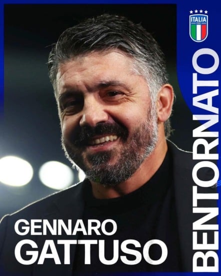 Gennaro Gattuso foi anunciado neste domingo (15) como novo técnico da seleção italiana. Em crise, a Itália ficou fora das duas últimas copas