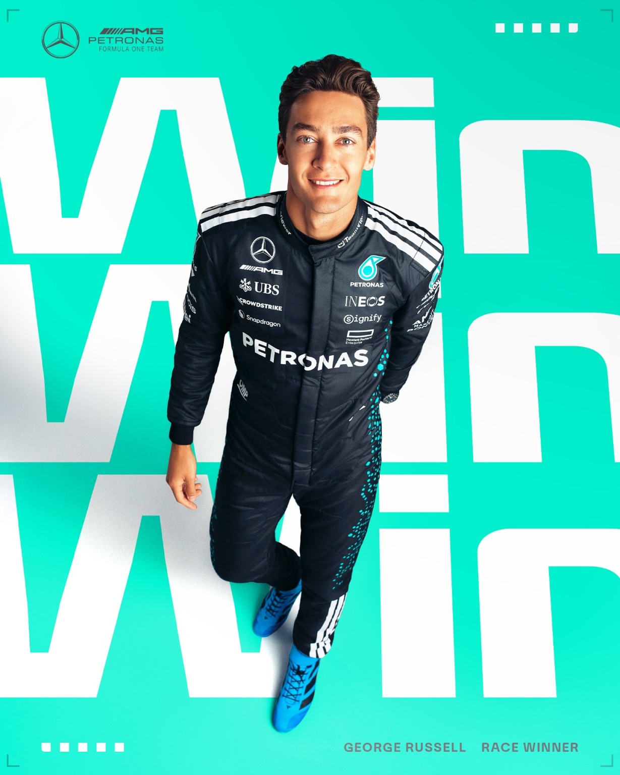 Russell vence GP do Canadá com perfeição; Verstappen é 2º e Antonelli surpreende