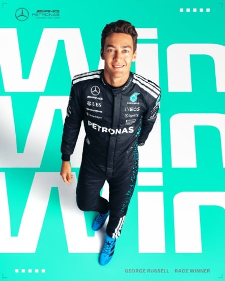 Russell vence GP do Canadá com perfeição; Verstappen é 2º e Antonelli surpreende