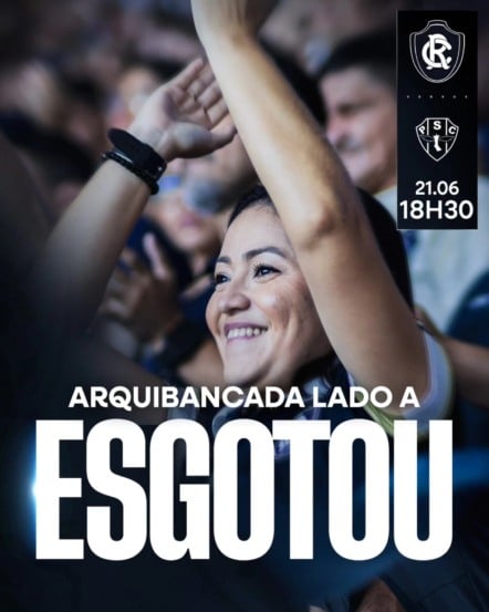 Torcida do Remo esgotou os ingressos