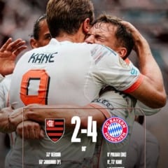 Não deu nem pro cheiro! Flamengo pega de 4 do Bayern e está fora do Mundial