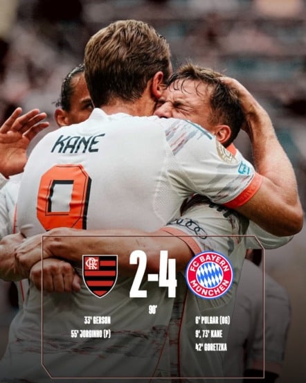 Não deu nem pro cheiro! Flamengo pega de 4 do Bayern e está fora do Mundial