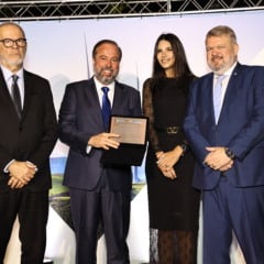 O Simineral participou nesta quarta-feira (25) da solenidade em homenagem ao ministro de Minas e Energia, Alexandre Silveira, realizada em Brasília.