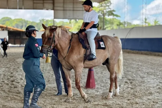 Animais treinados reforçam ações de segurança e apoio social no Pará