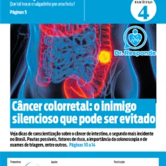 Fascículo da série “Dr. Responde” desta quinta (5) aborda o câncer colorretal, o inimigo silencioso que pode ser evitado